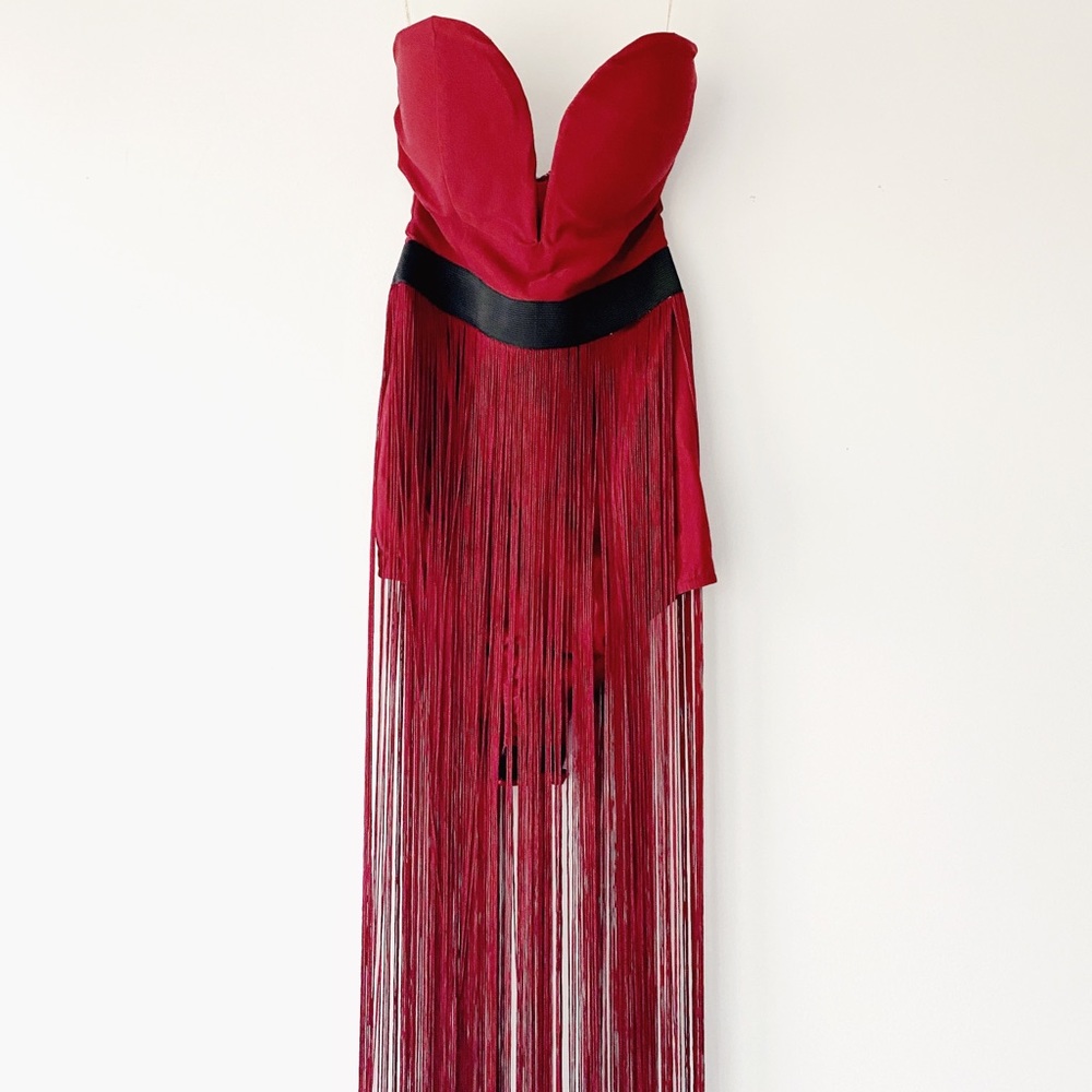 Rare London Fringe Strung Along Bodysuit - Picture 15 of 16
